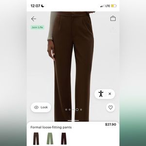 Pull & Bear Formal Loose Fitting Trousers